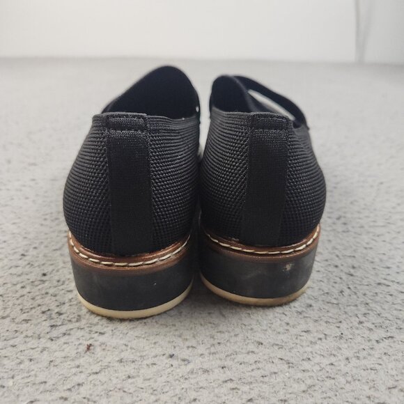 Me Too Women's Black Steampunk Penny Loafers Size 8.5M Comfort Slip On Shoes - Picture 6 of 13